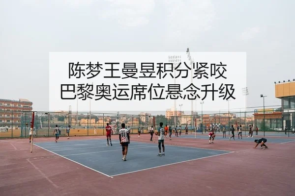 陈梦王曼昱积分紧咬 巴黎奥运席位悬念升级